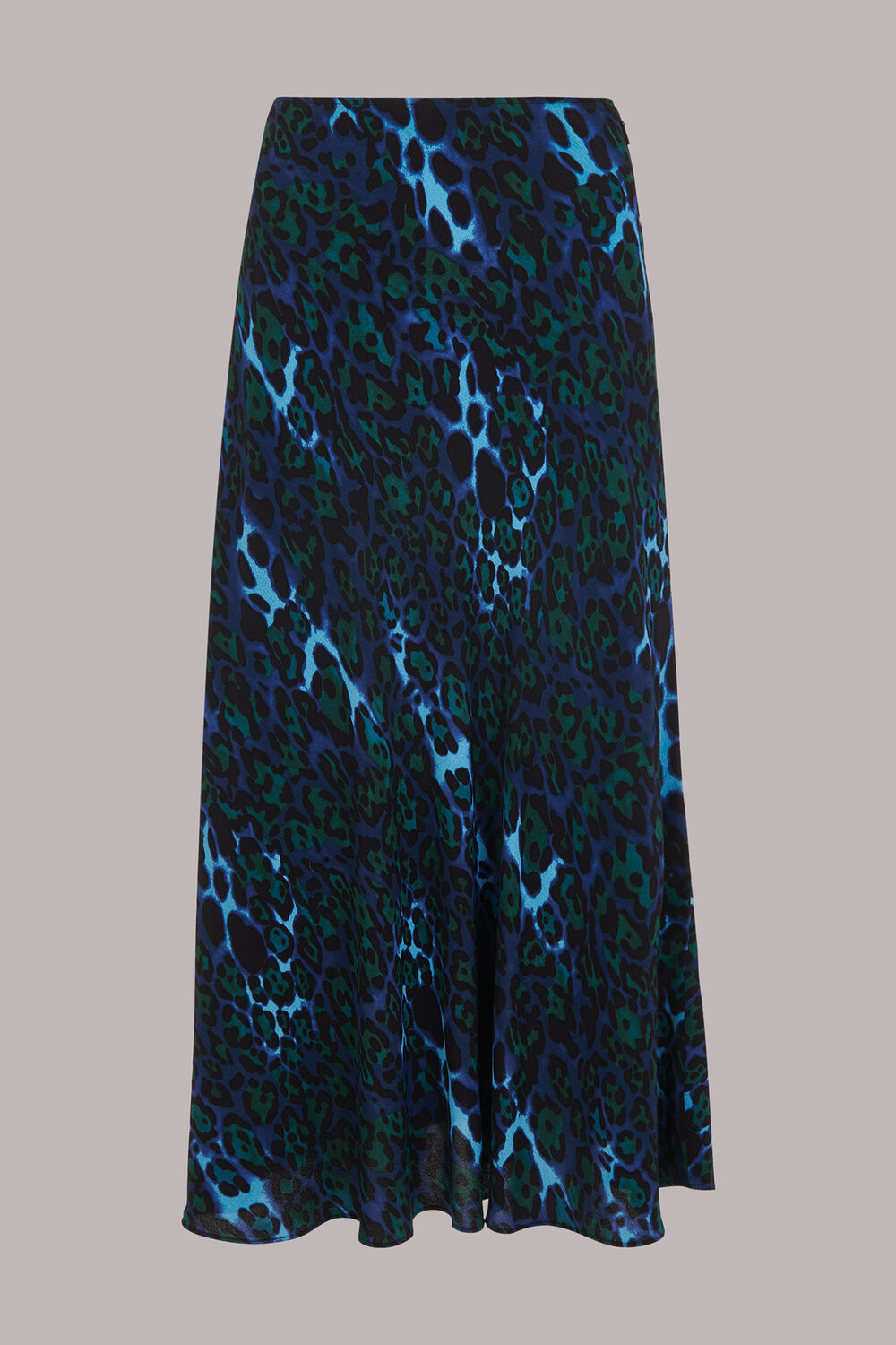 Night Cat Bias Cut Skirt