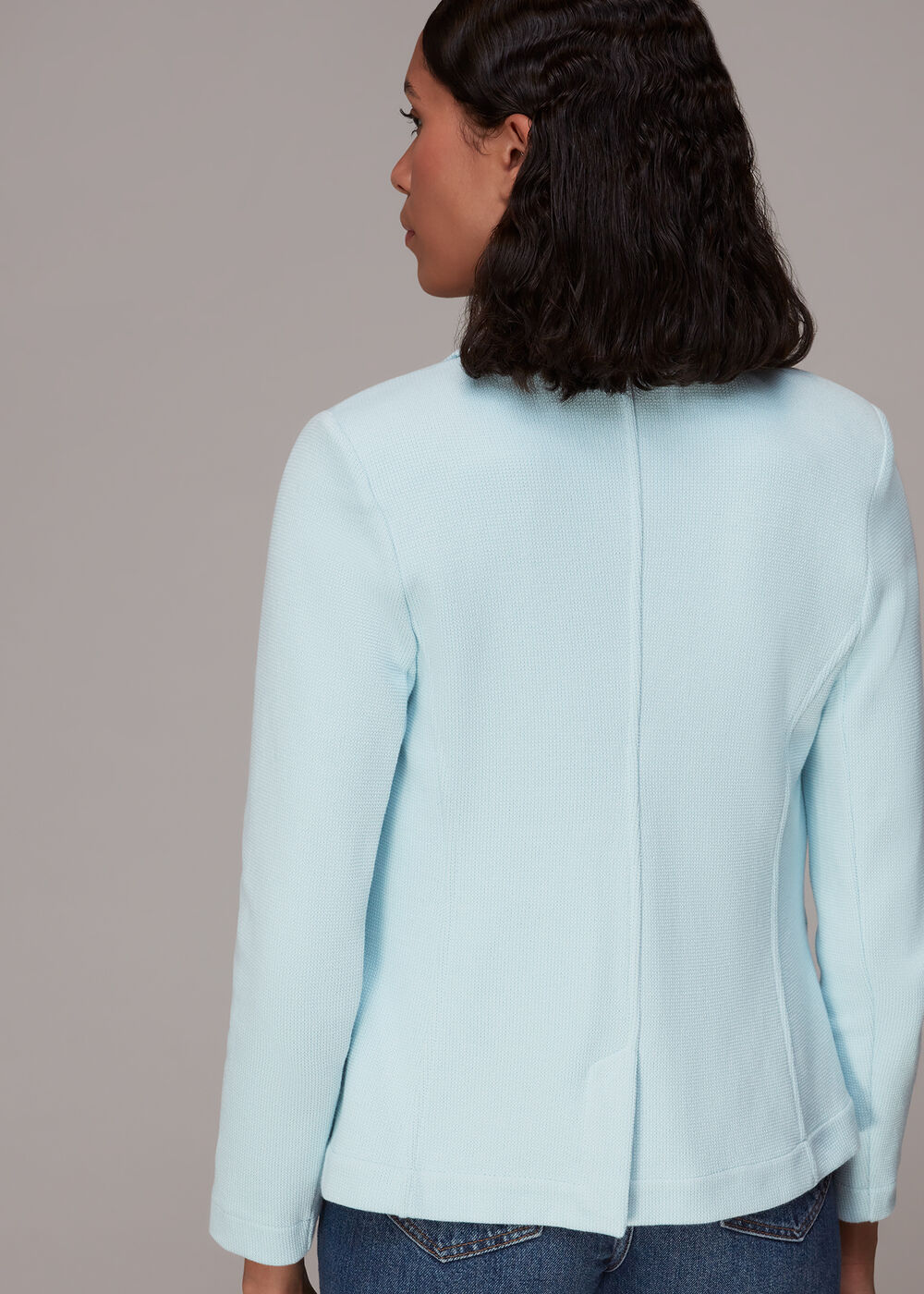 Slim Fit Jersey Jacket