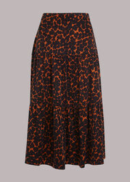 Smudge Animal Tiered Skirt