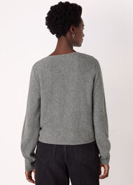 Wool Twist Front Detail Knit