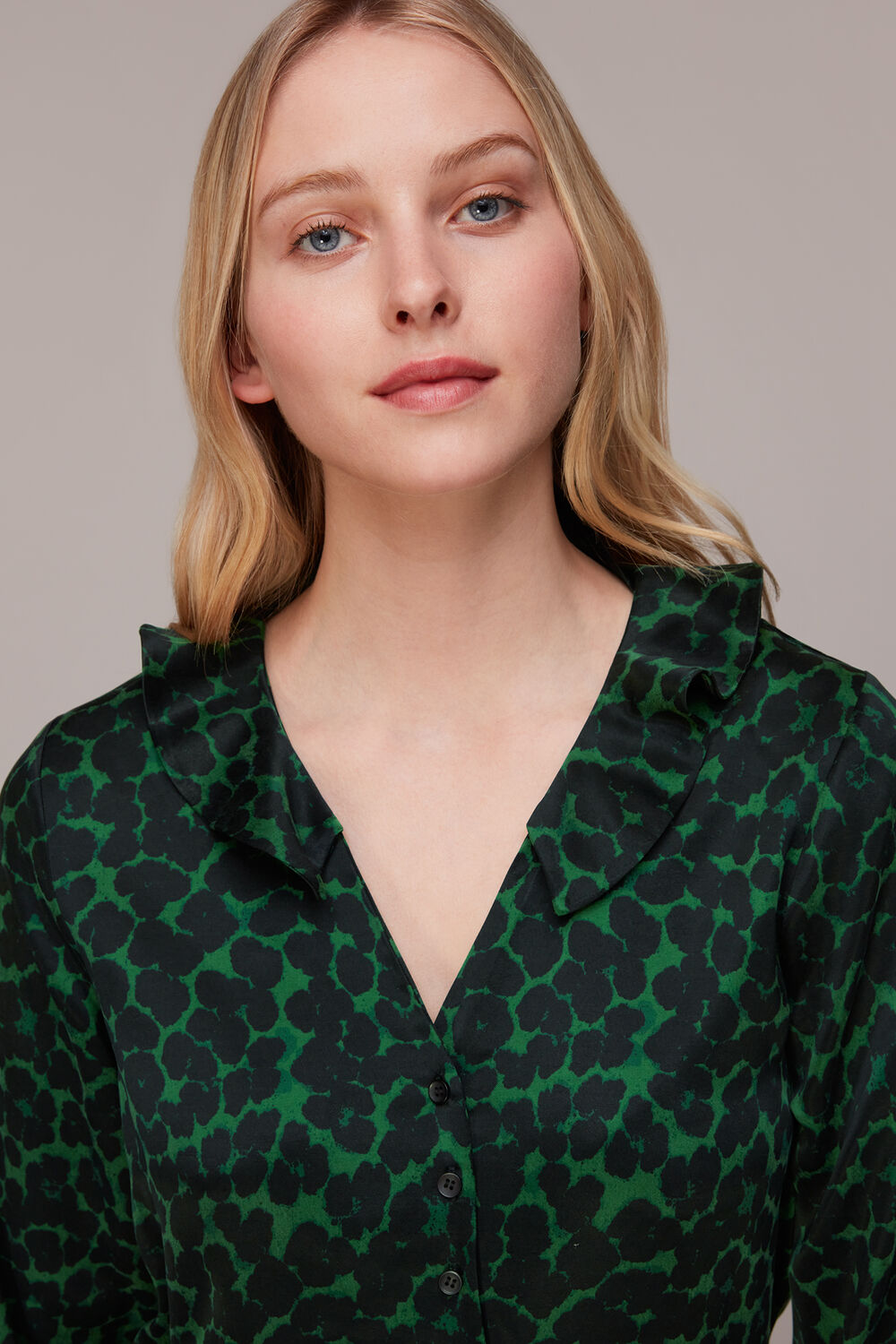 Smudge Animal Frill Dress