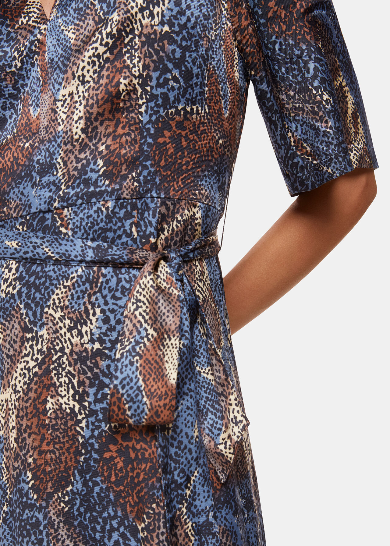 Marlow Dashed Snake Dress