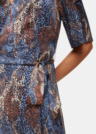 Marlow Dashed Snake Dress
