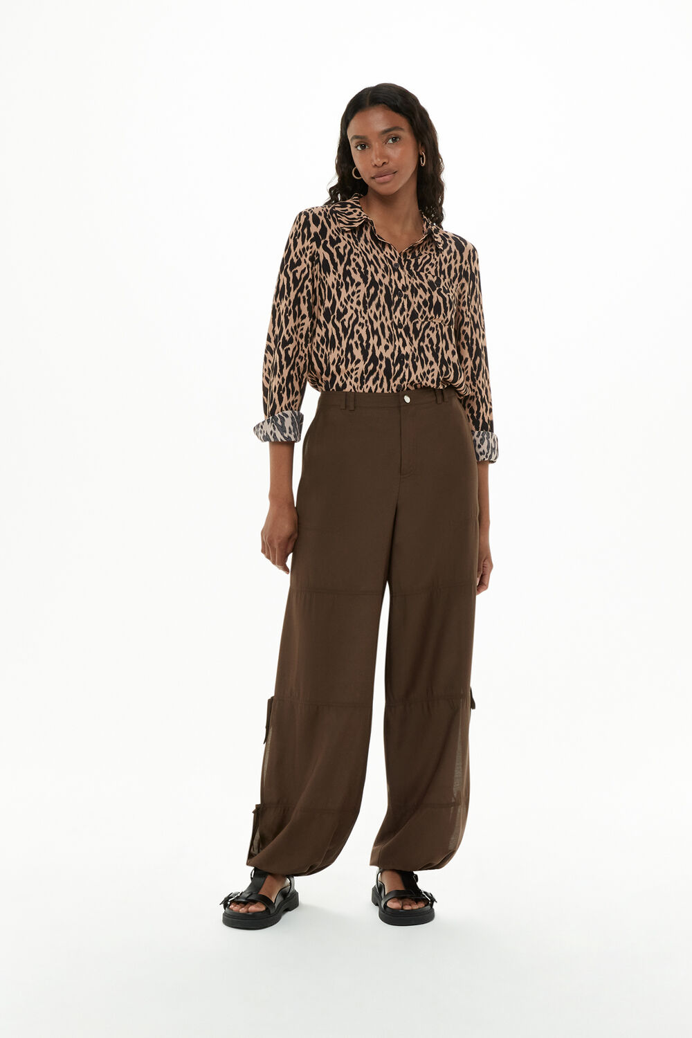 Multicolour Animal Zebra Print Shirt
