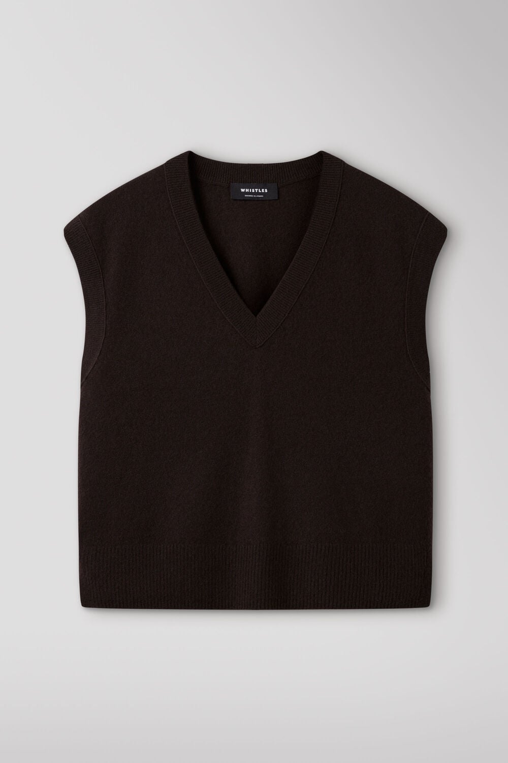 Cashmere V Neck Tank