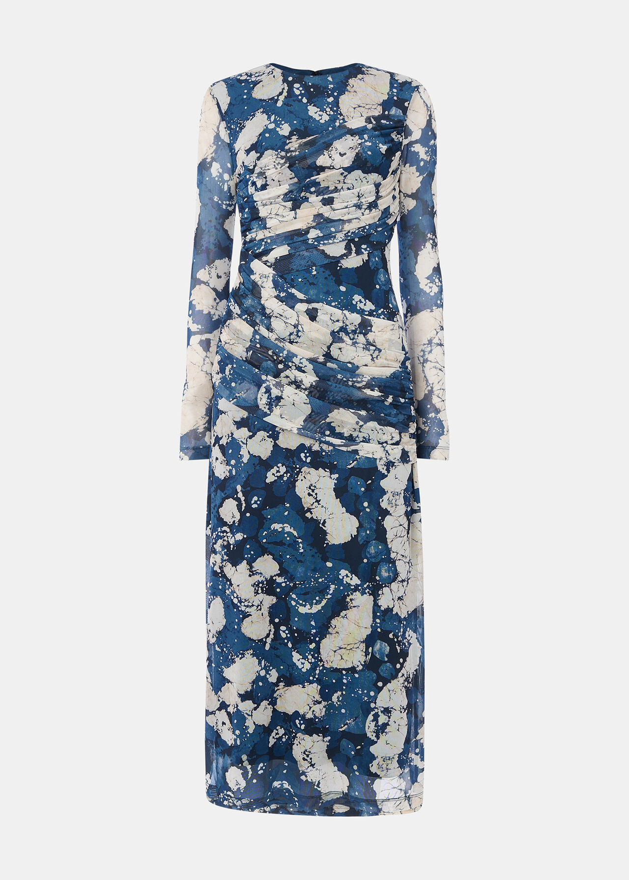 Batik Marble Mesh Dress