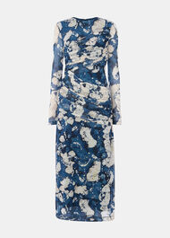 Batik Marble Mesh Dress
