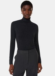 Annie Sparkle Roll Neck
