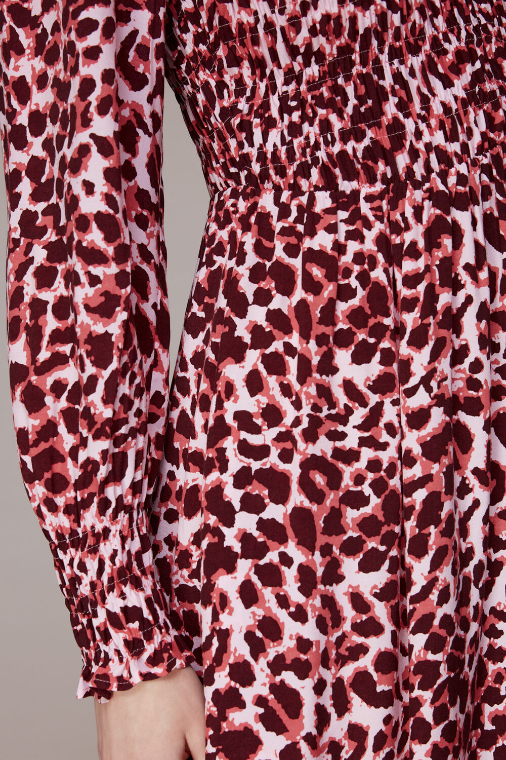 Abstract Cheetah Print Dress