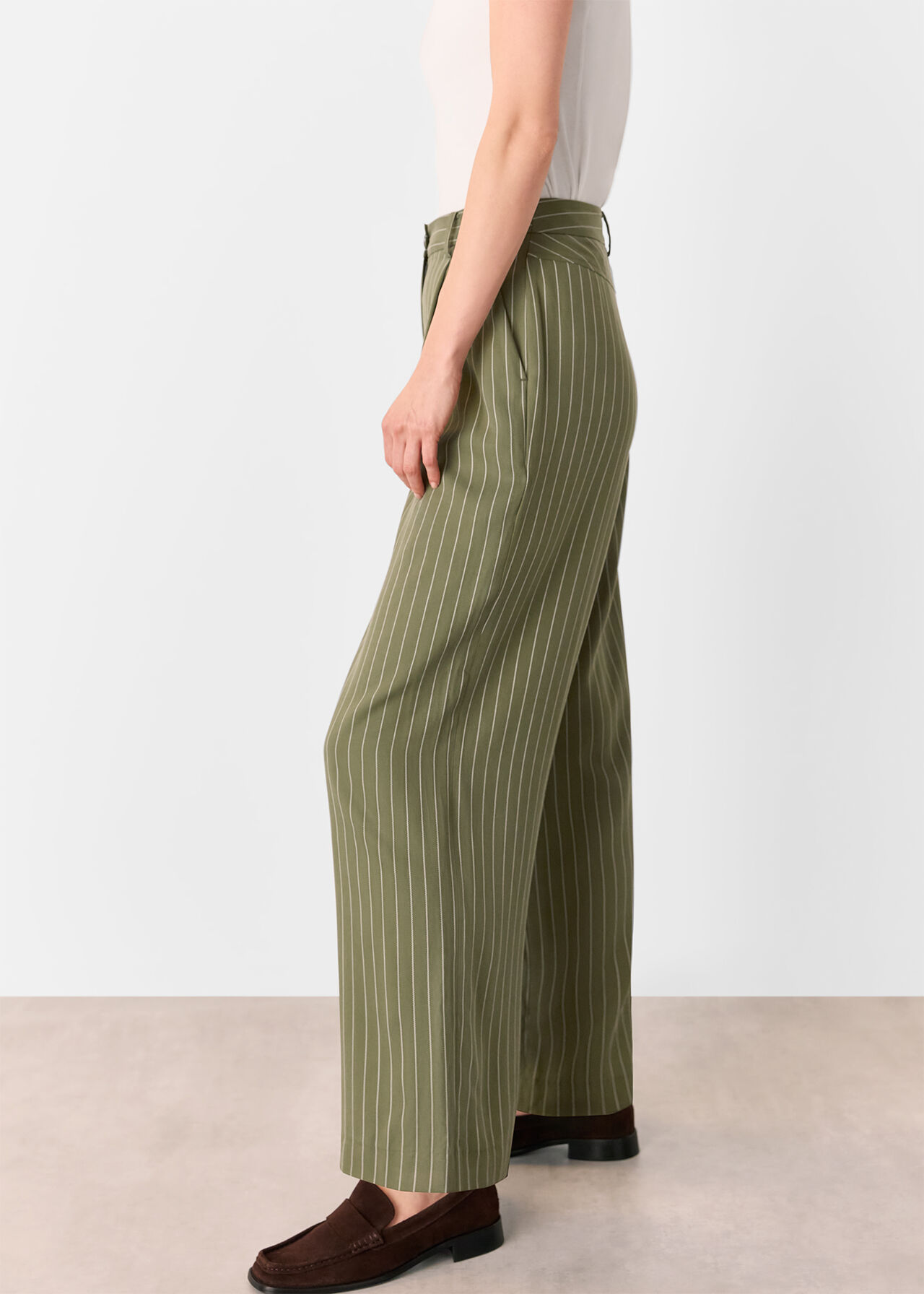 Lottie Pinstripe Trouser