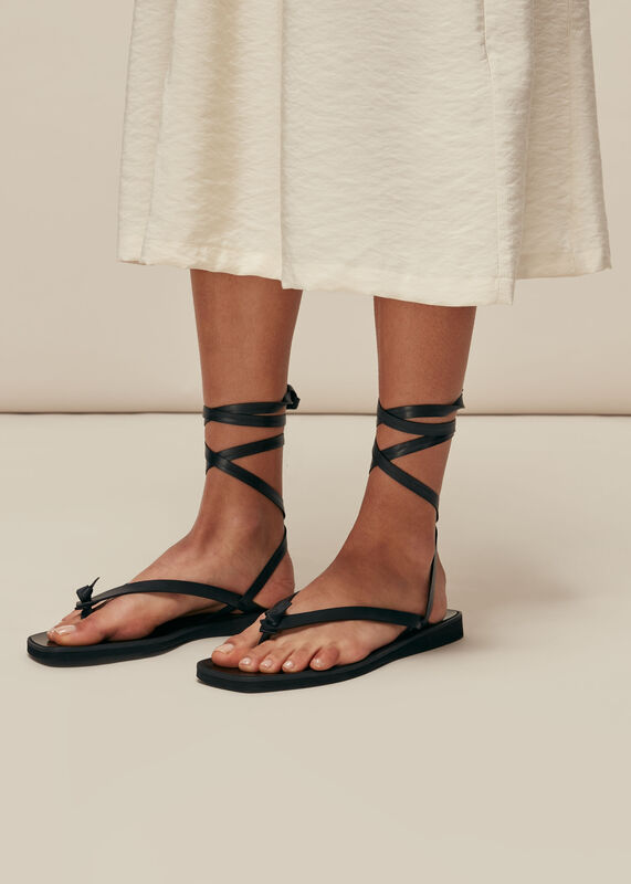 Dillon Knotted Thong Sandal
