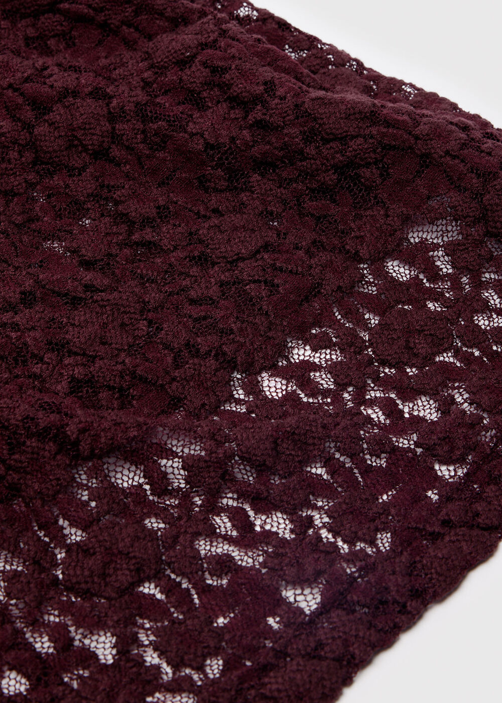 Ruched Bodice Lace Dress