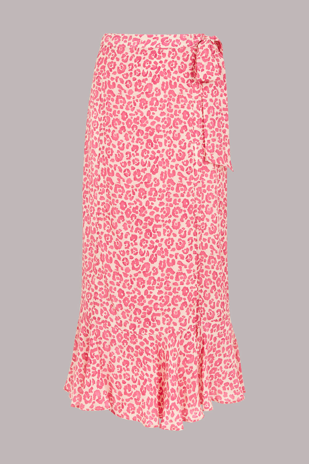 Cheetah Print Wrap Skirt