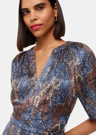 Marlow Dashed Snake Dress