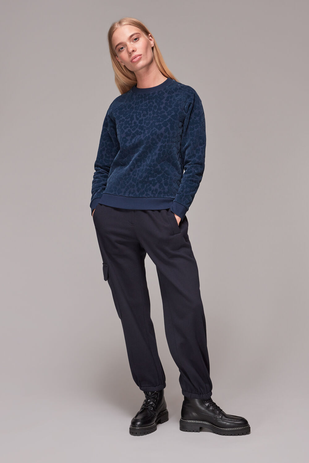 Smudge Animal Flocked Sweat