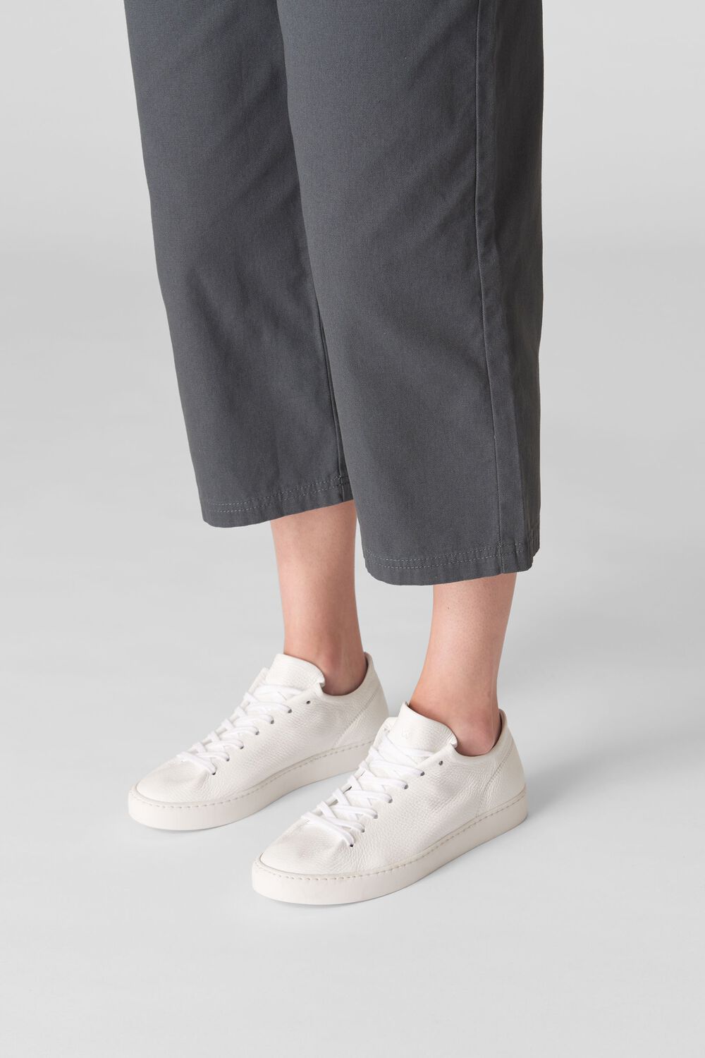 White Folly Unlined Soft Trainer