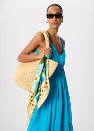 Petite Cotton Maxi V Neck Sundress
