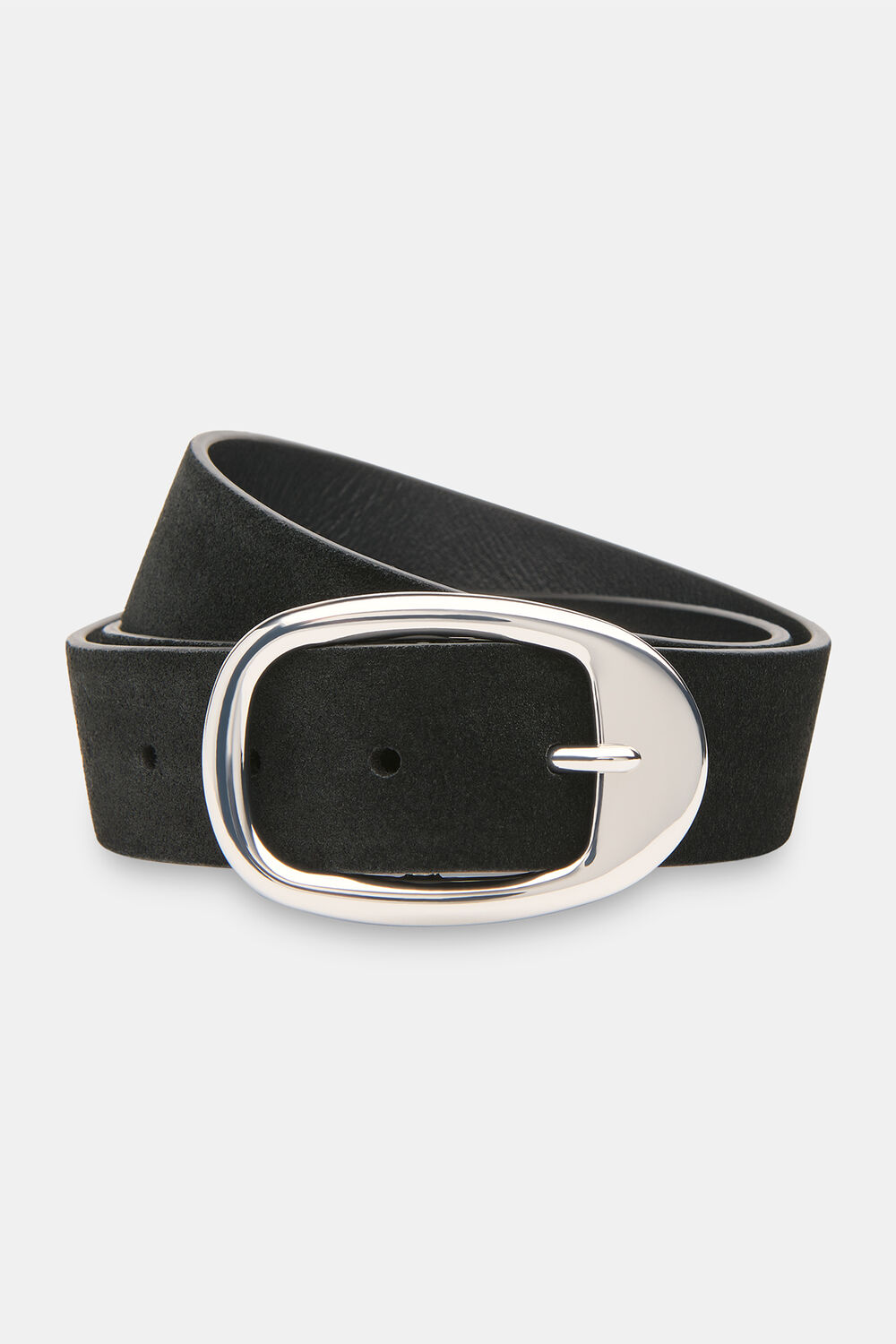 Black Suede Belt