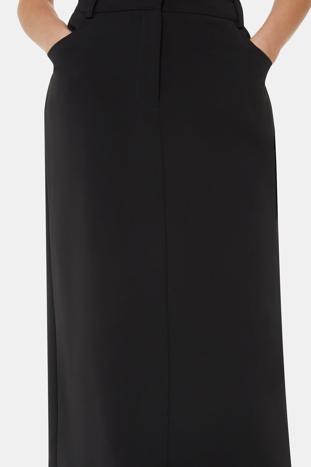 Petite Abigail Tailored Midi Skirt