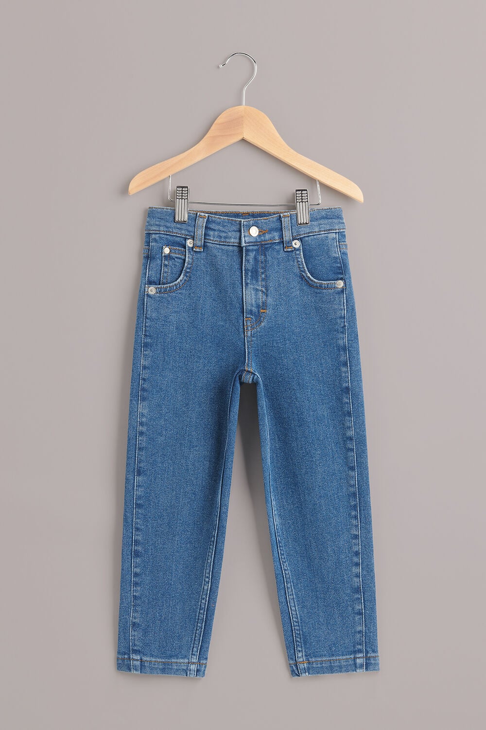 Stretch Barrel Leg Jean