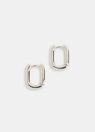Rectangular Huggie Earring