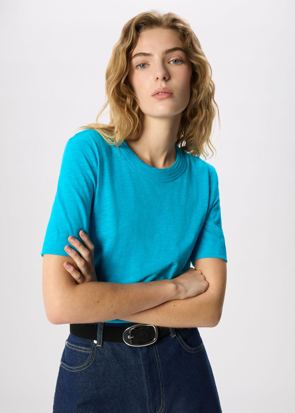 Rosa Double Trim T-Shirt