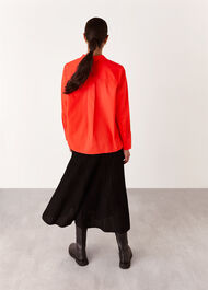 Boxy Relaxed Cotton Shirt