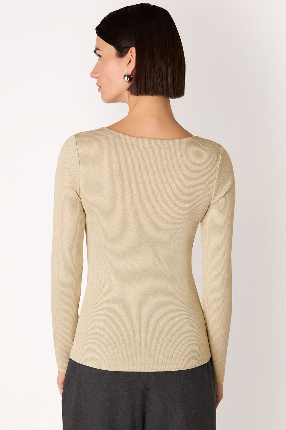 Sparkle Rib Jersey Top