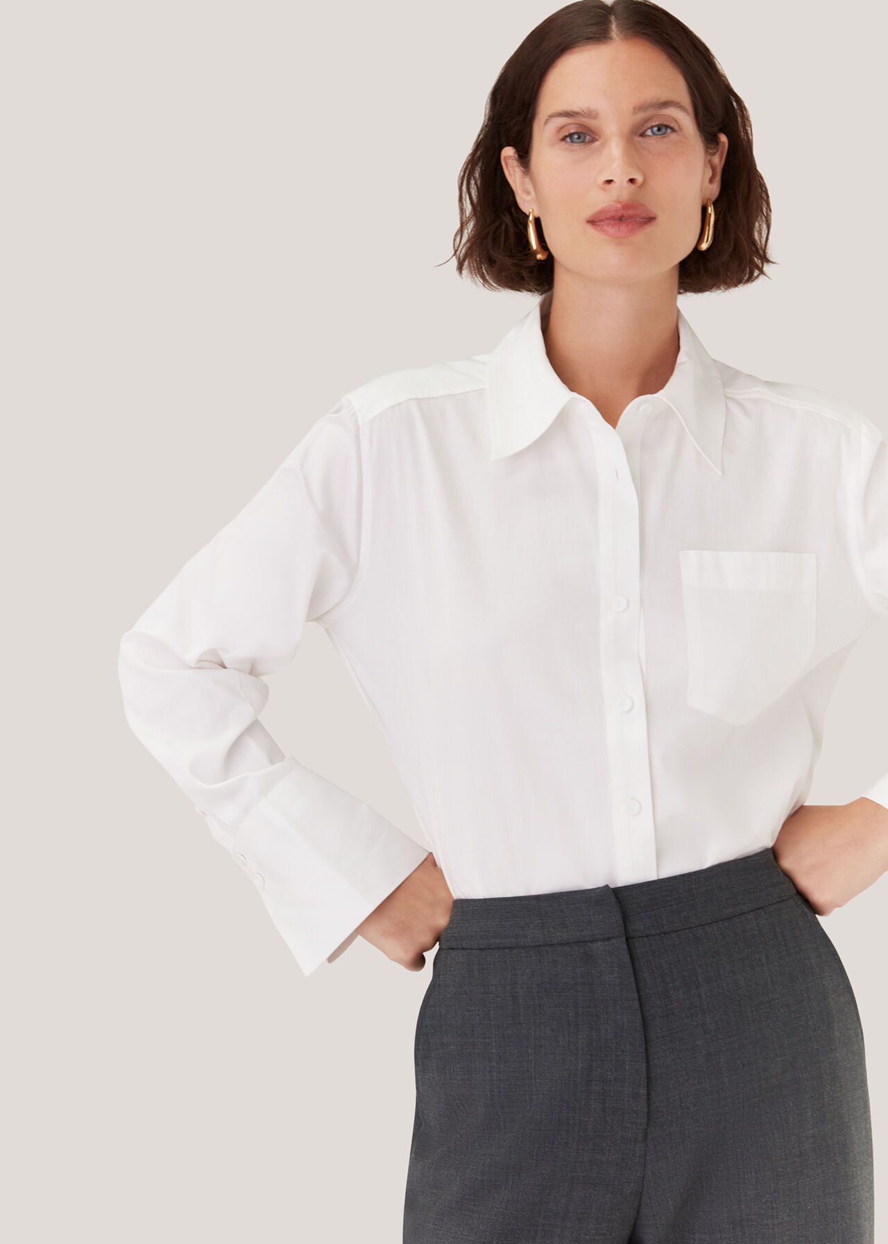 Natalie Wool Blend Trouser
