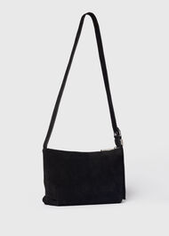 Ring Detail Suede Bag