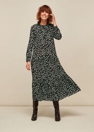 Daisy Spot Trapeze Dress