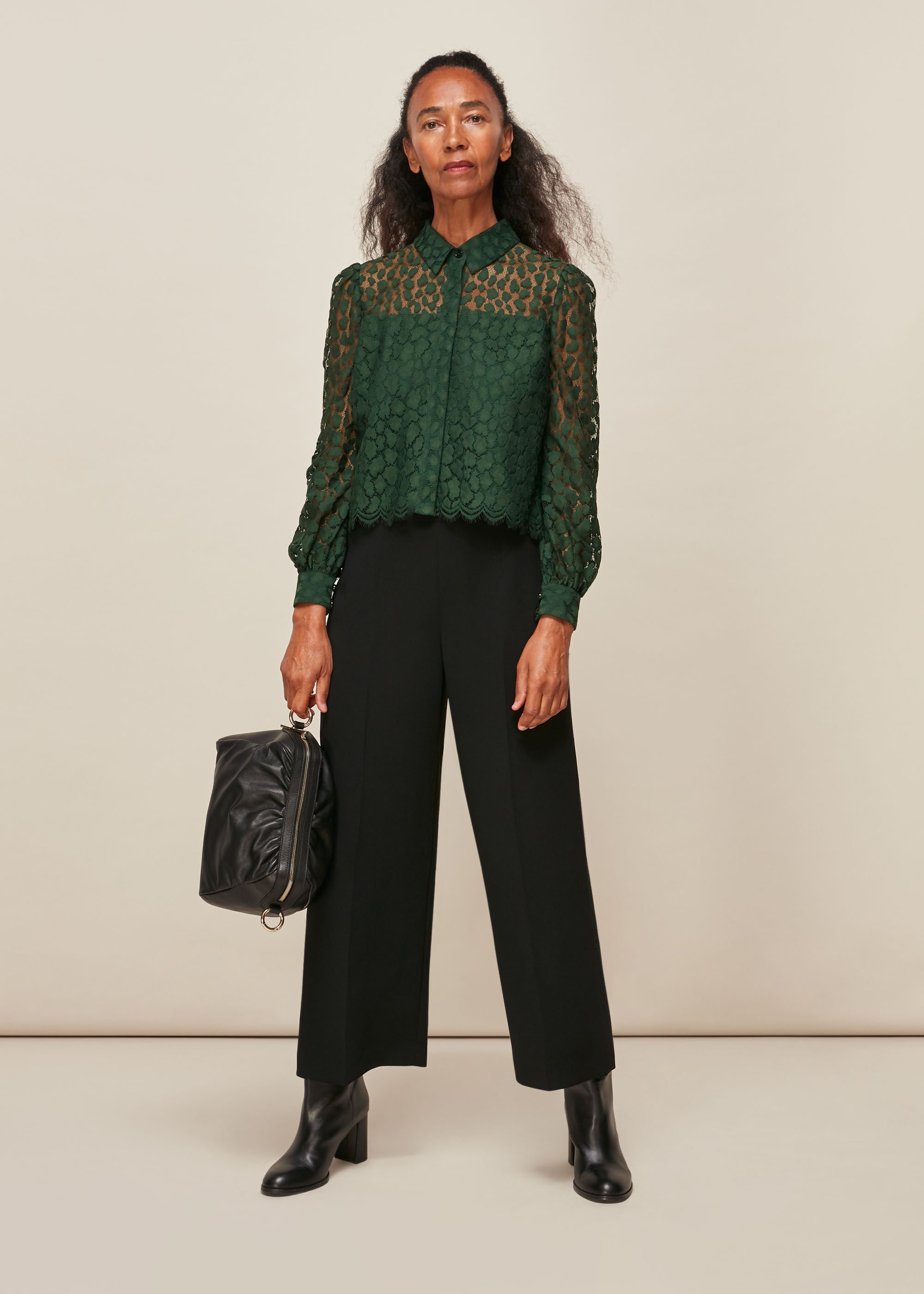 Palace Lace Shirt Green Men's - SS23 - US