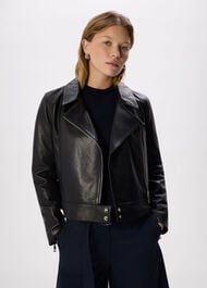 Clean Zip Leather Jacket