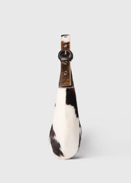 Cow Print Hair-On Sia Bag