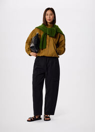 Utility Cotton Barrel Trouser