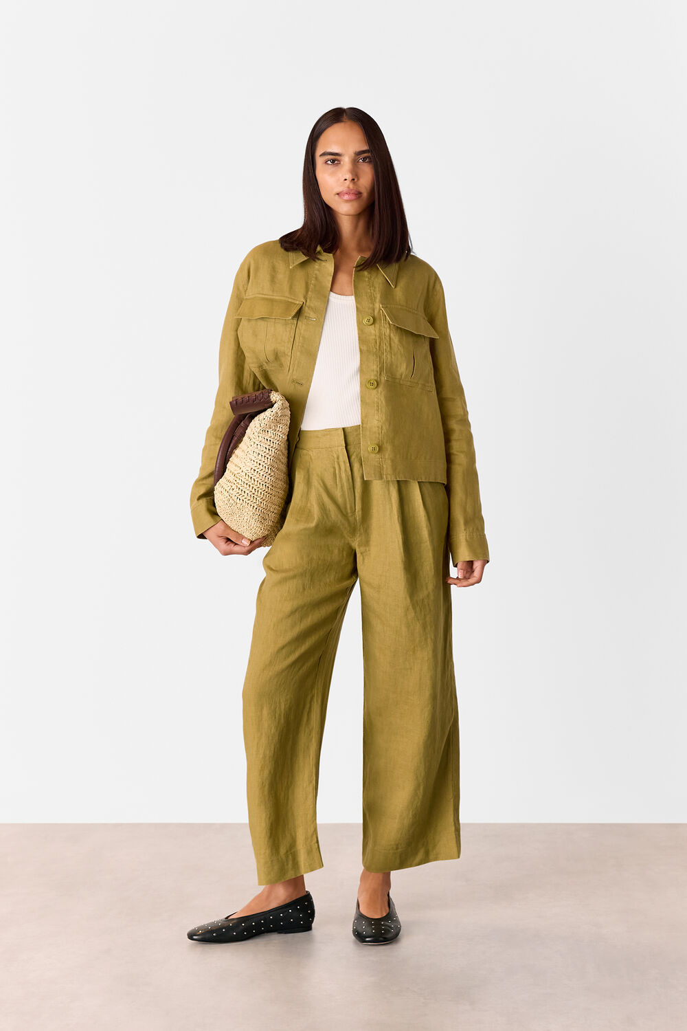 Olive Millie Linen Trouser