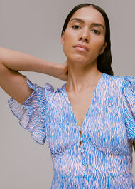 Tiger Dobby Midi Dress