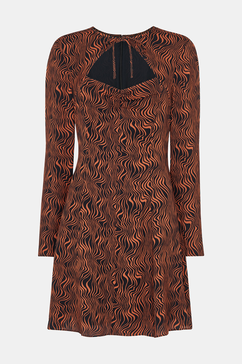 Optical Wiggle Mini Dress