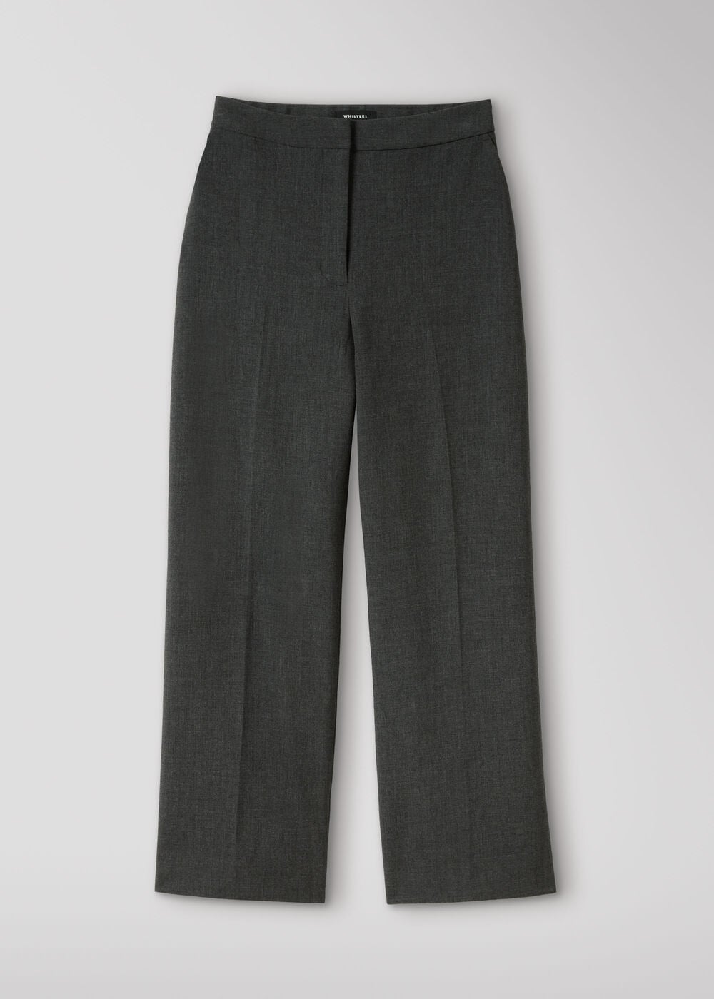 Petite High Rise Straight Trouser