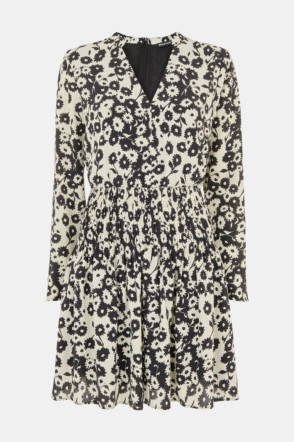 Petite Riley Floral Shirred Dress
