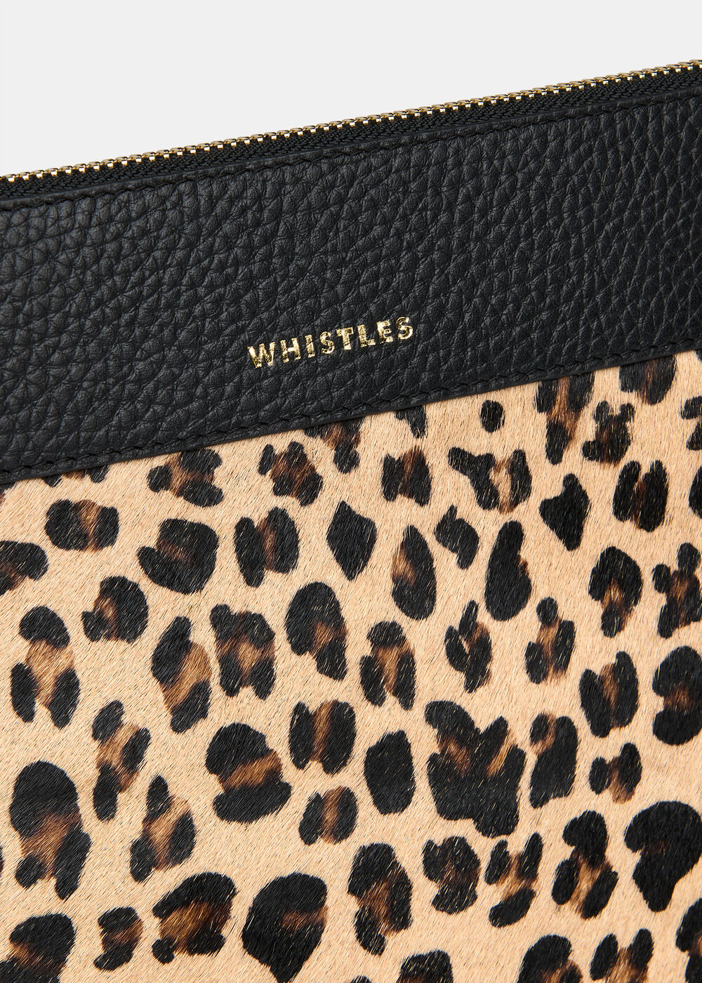 Leopard Panel Clutch