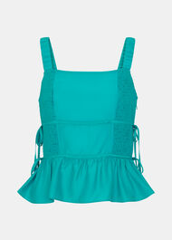 Tie Side Shirred Top