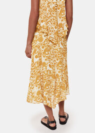 Seashore Print Skirt
