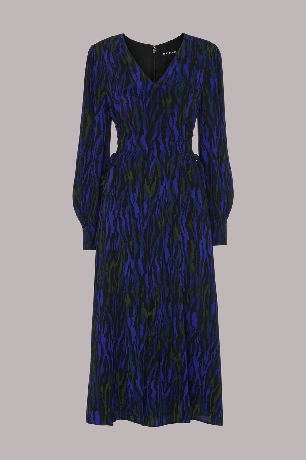 Watercolour Tiger Midi Dress