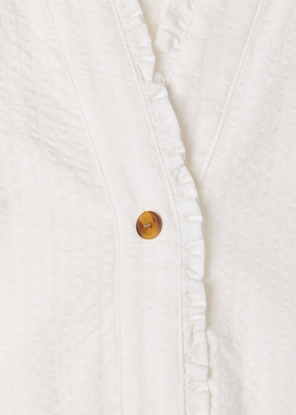 Textured Frill Shirt