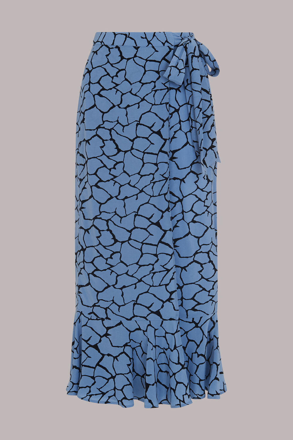 Giraffe Print Wrap Skirt