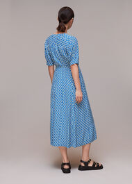 Vertical Stack Midi Dress