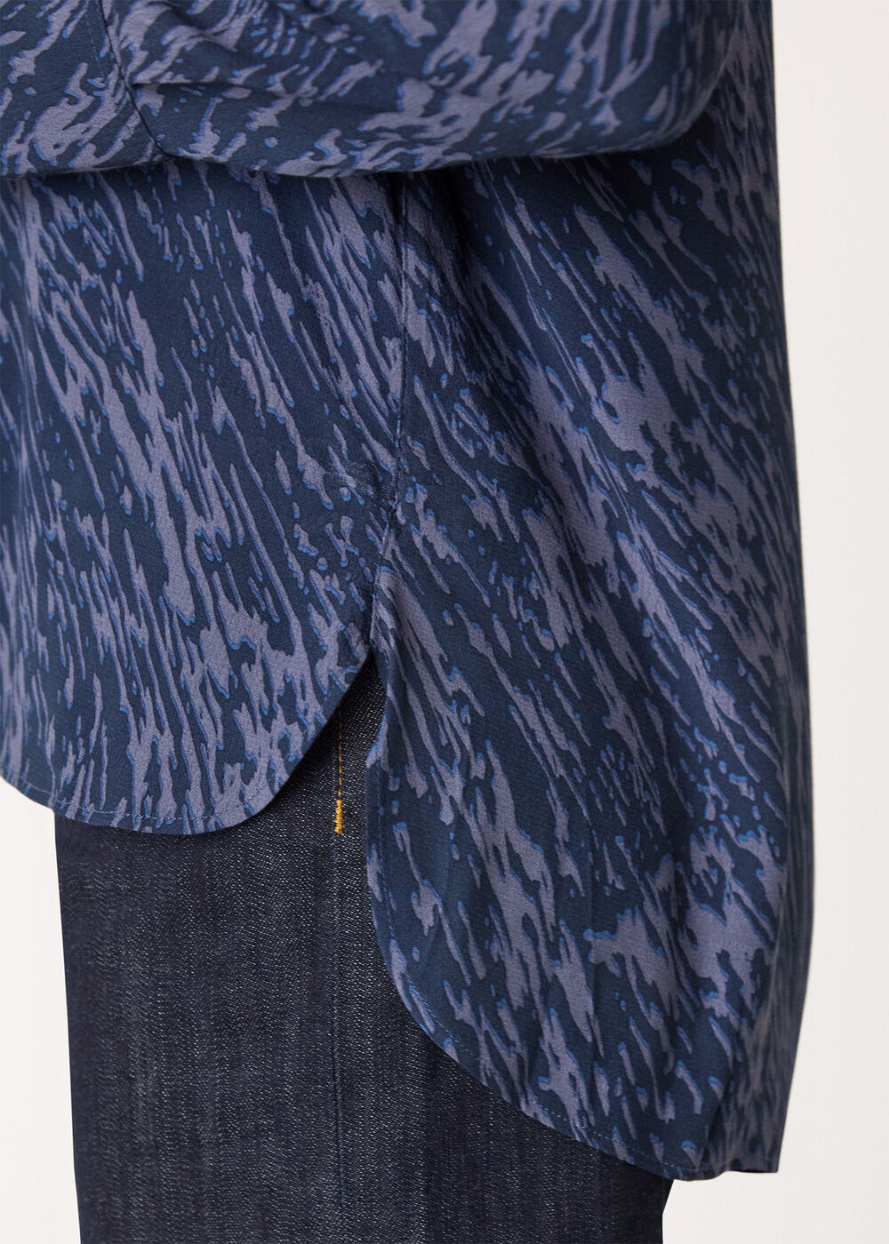 Abstract Marks Collared Shirt