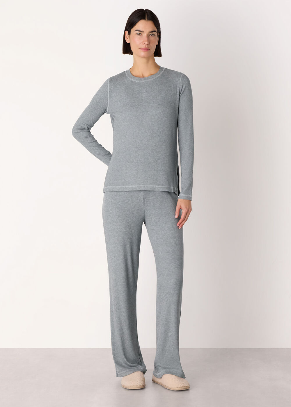 Rib Jersey Pyjama Top