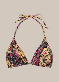 Batik Print Bikini Top